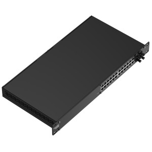 Teltonika SWM280 28-Port Managed PoE+ Switch with 12 PoE+, 12 GbE, and 4 SFP Fiber Ports